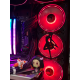 غطاء مروحة للPC بتصميم شعار راقصة البالية, بمقاس 120mm